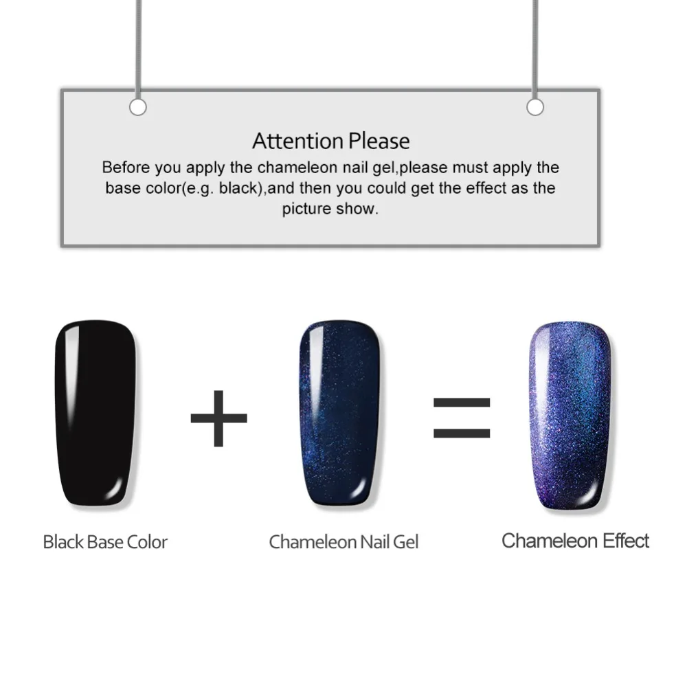 COSCELIA 1Pcs New Arrival Colorful Phantom Chameleon 10ml UV LED Nail Gel Choose Any 1 Color Soak Off UV Nail Polish
