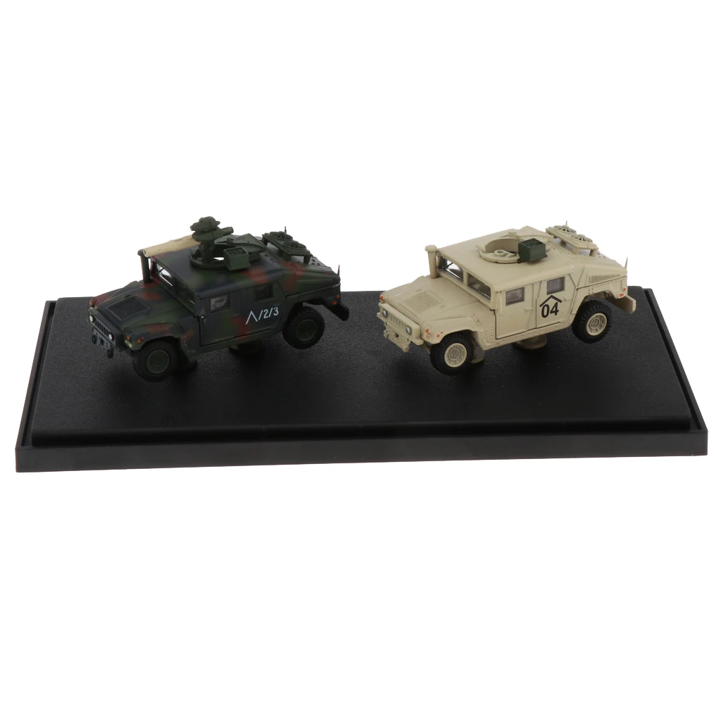 Diecast Military Vehicle Models with Accessories 1/72 Scale Home Office Decoration