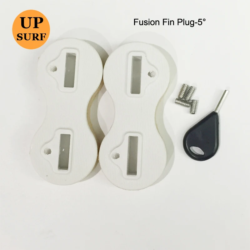 Плавники для серфинга FCS Plug 5/9 градусов белый пластик Fusion плавники Plug плавники для серфинга Fin Box Бесплатная доставка