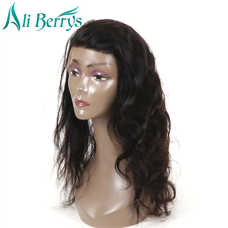 Ali Berrys Hair Body Wave 360 Lace Frontal Closure Remy Peruvian Body Wave Human Hair Free Part Closure 10-20 Inch Free Shipping body-wave-with-frontal