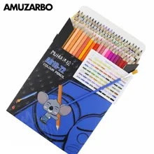 Профессиональный водорастворимый цветной карандаш, 72/48 цветов, улучшенный мягкий цветной карандаш, студенческий взрослый карандаш для рисования