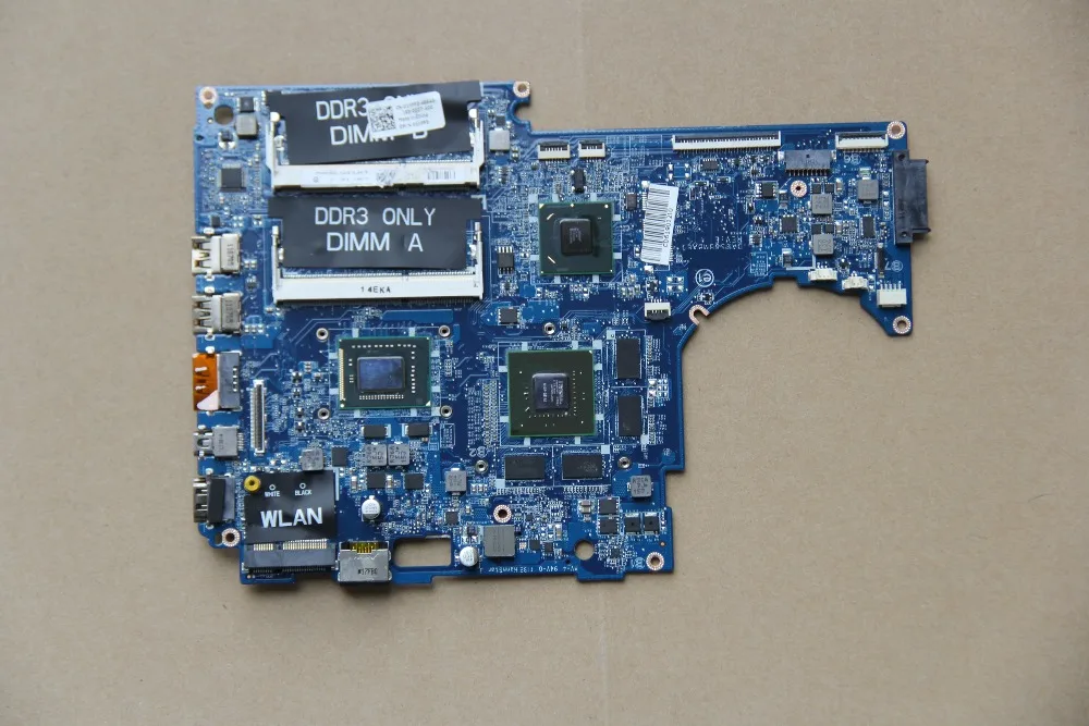 Для DELL XPS 15Z L511Z Материнская плата ноутбука DASS8BMBAE0 с I5-2410M Процессор и N12P-GE-A1 GPU на борту HM67 DDR3 полностью протестирована