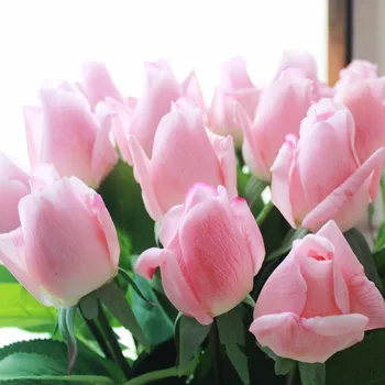 

High quality Artificial Silk Flower real touch roses Wedding decoratio Bride Home Decor bouquet Artificial Flowers Silk Roses