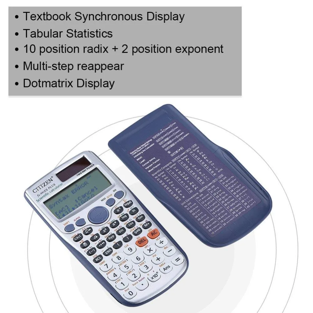 جديد 991 الآلات الحاسبة العلمية القياسية وظيفة Calculadora المدرسة الطالب امتحان Calculadora Cientifica