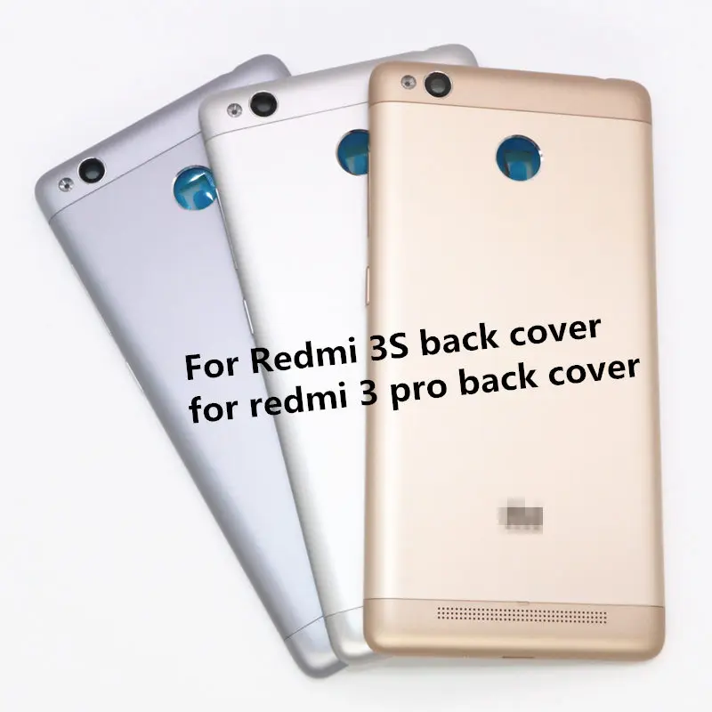 

For Xiaomi Redmi 3S Back Cover For Redmi 3 Pro Prime Battery Cover Housing Door Case