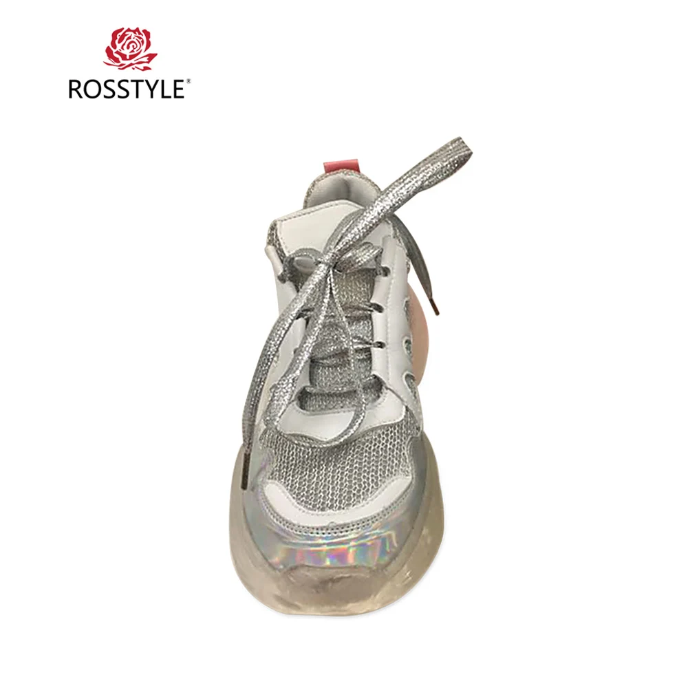 

ROSSTYLE New Spring Autumn Fashion Lightweight Breathable Mesh Sneakers Lace Up Women Shoes Outdoor Walking Shoes Woman Shoes M3