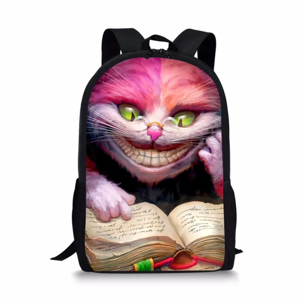 Alice-cheshire-Cat-School-Bags-Cartoon-Children-Backpack-SchoolBags-for-girls-boys-orthopedic-packbag-mochila-escolar (2)