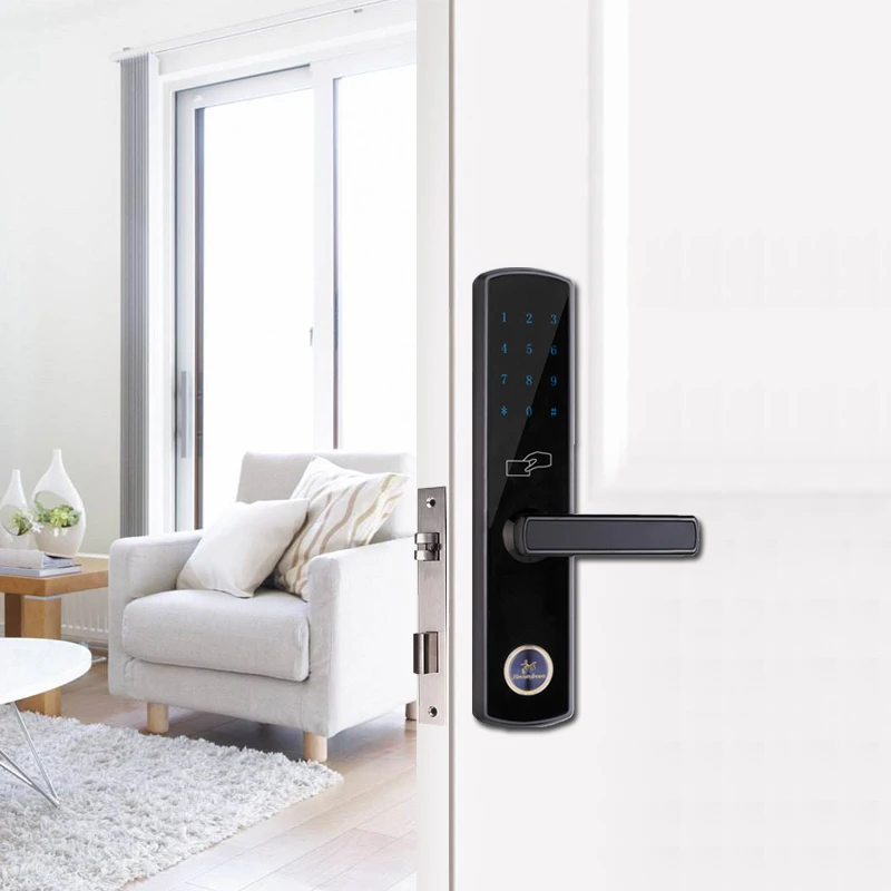  Wifi Bluetooth Smartphone lock App Digital Keyless Code Number Password Electronic Door Lock with 5