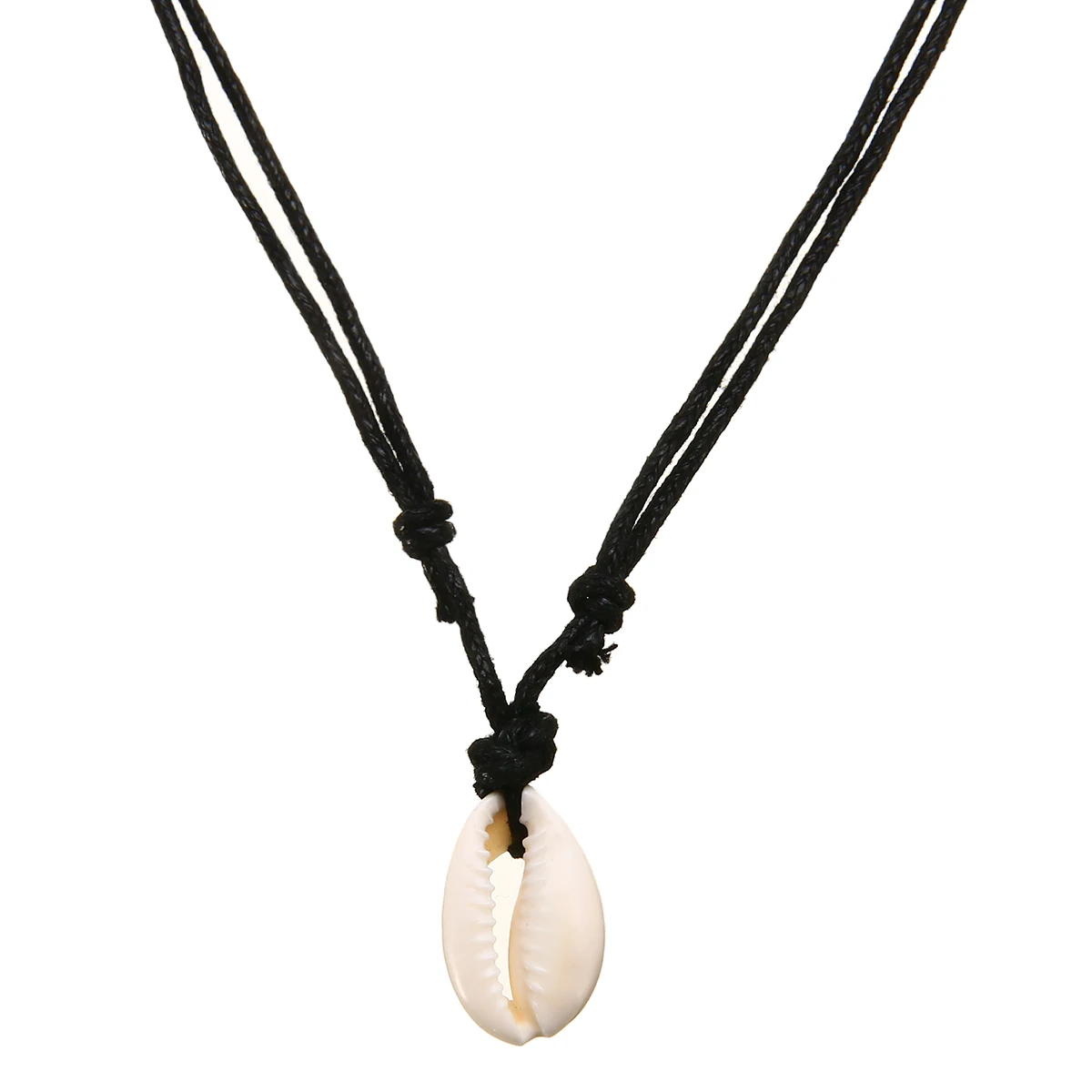 

Bohemian Beach Leather Chain Necklace Vintage Women's Shell Seashell Pendant Necklace Collar Choker Boho Jewelry Gift