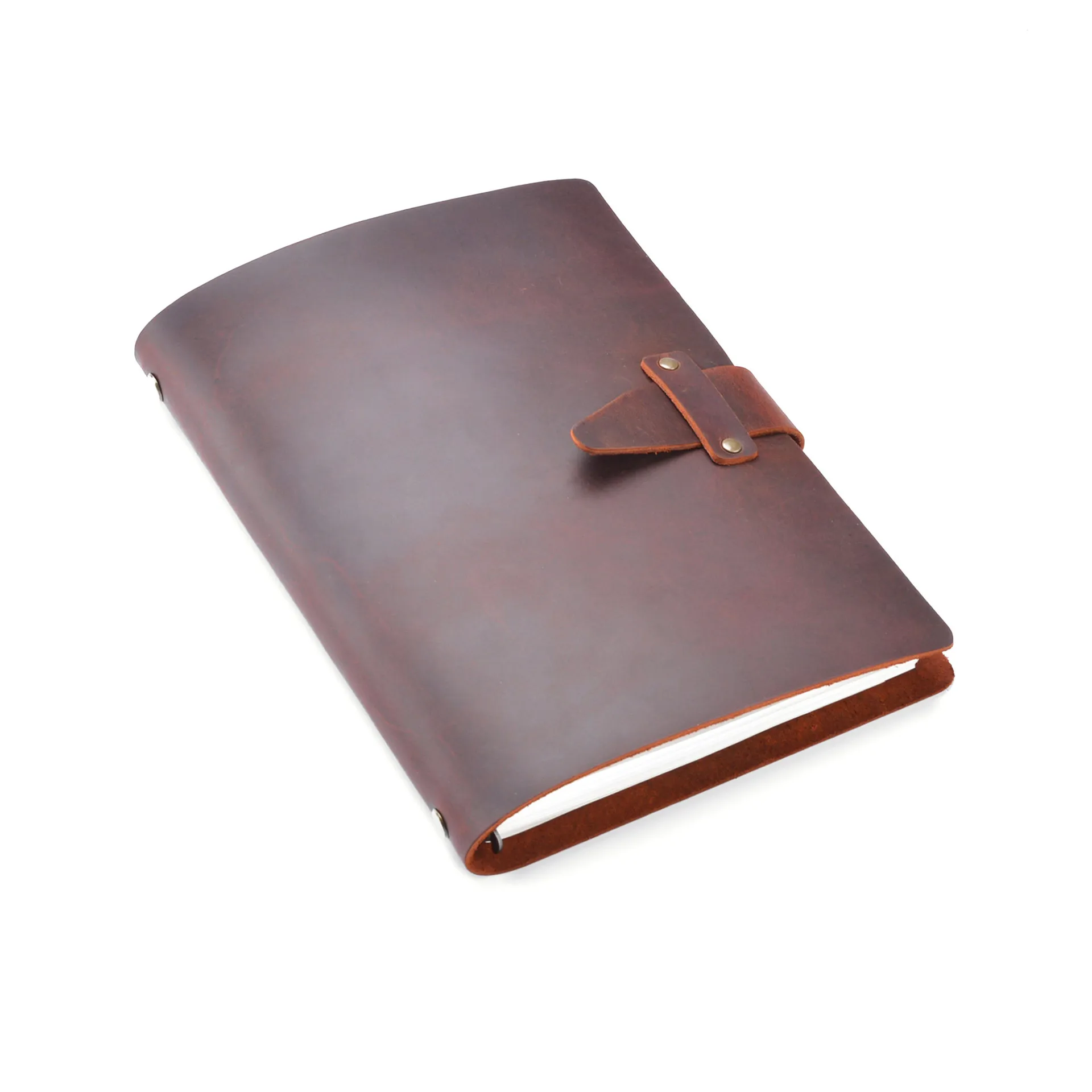 

junetree Genuine Leather Traveler's Notebook travel Diary Journal Vintage Handmade Cowhide Gift traveler A5
