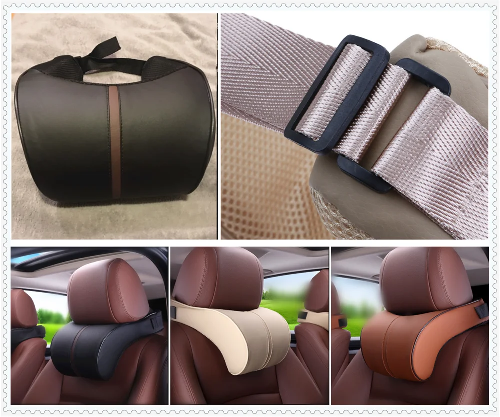 

car Accessories Stretch Cotton Headrest Neck Pillow Interior Products for Kia Forte Ceed Stonic Stinger Rio Picanto Niro