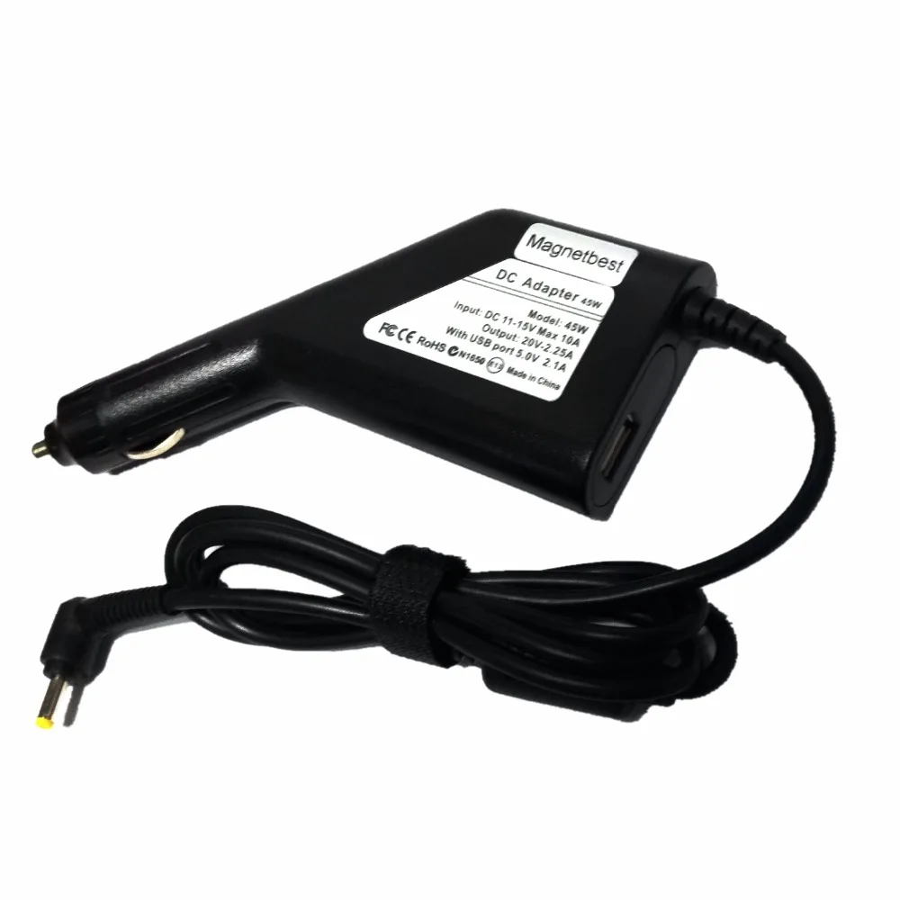 20V 2.25A 45W Laptop Car Adapter Charger For Lenovo Ideapad 100 310S 14