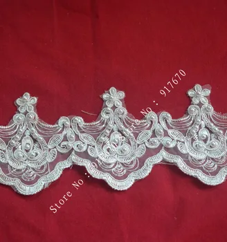 

15yards pearl bead lace trim, cord lace, bridal wedding fabric lace new design