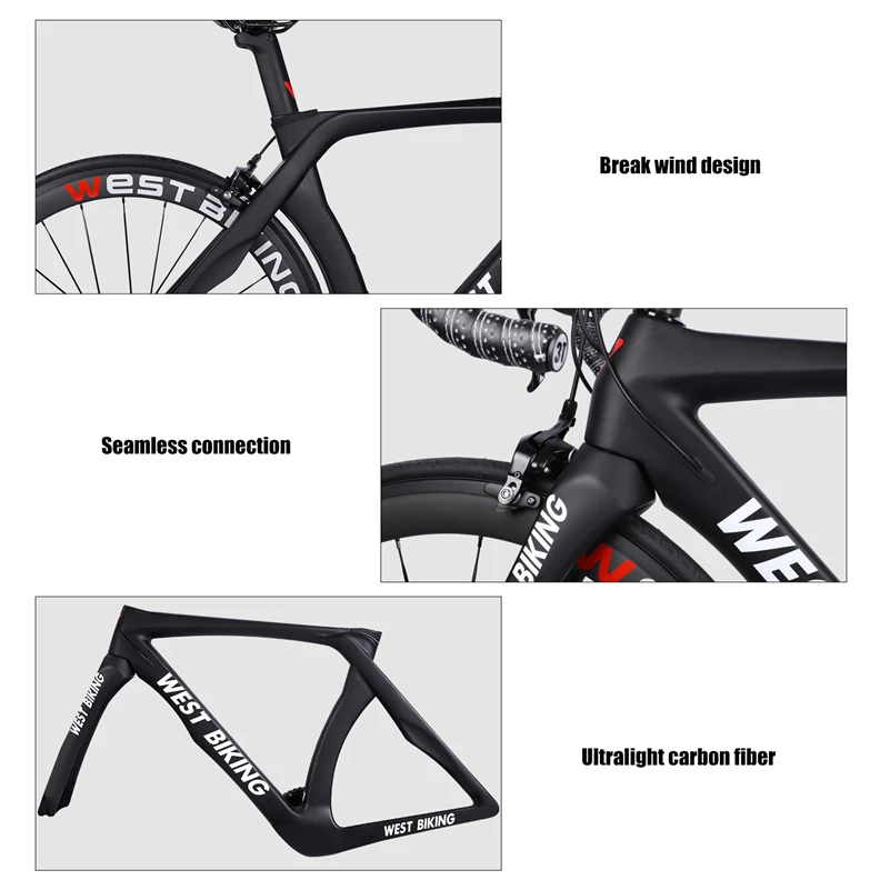 Best WEST BIKING Carbon Road Bike 700C 22 Speed Carbon Fiber Complete Bicycle With SHIMANO 105 R7000 Bicicleta Ultralight Racing Bike 4 Best WEST BIKING Carbon Road Bike 700C 22 Speed Carbon Fiber Complete Bicycle With SHIMANO 105 R7000 Bicicleta Ultralight Racing Bike 4