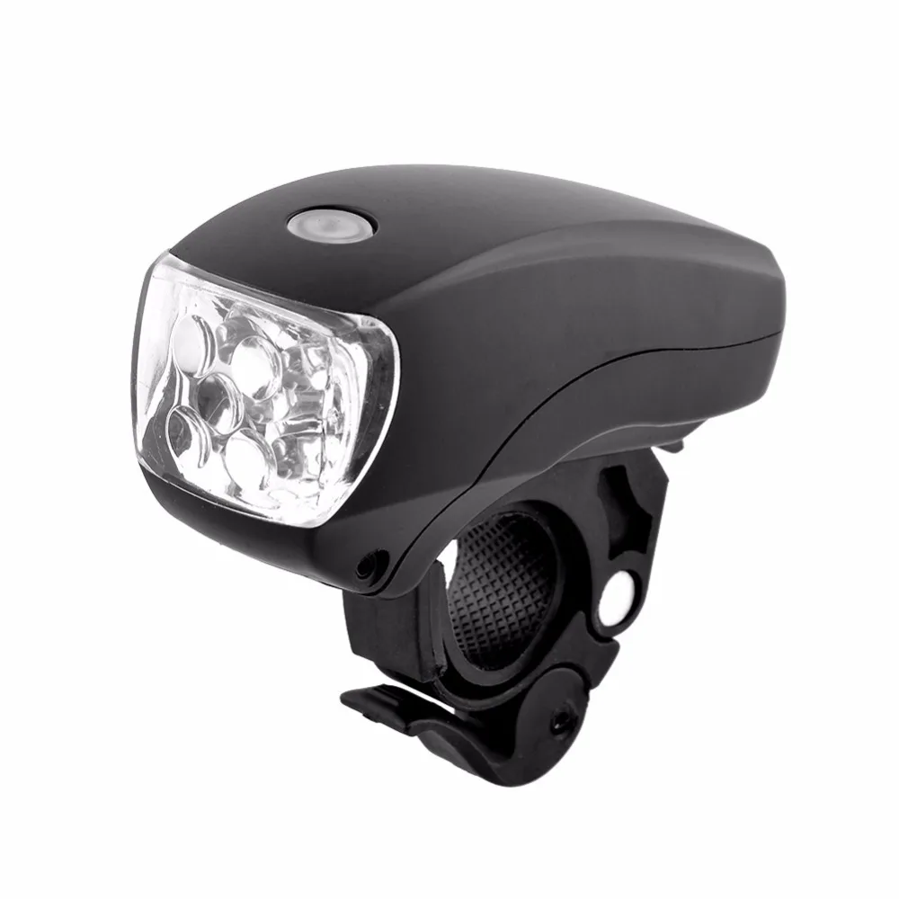 Discount 5 LED Bicycle Light Bike Front Head Light With Adjustable Bracket 3 Modes Flashlight Rear Safe Warning Light Waterproof Light 1
