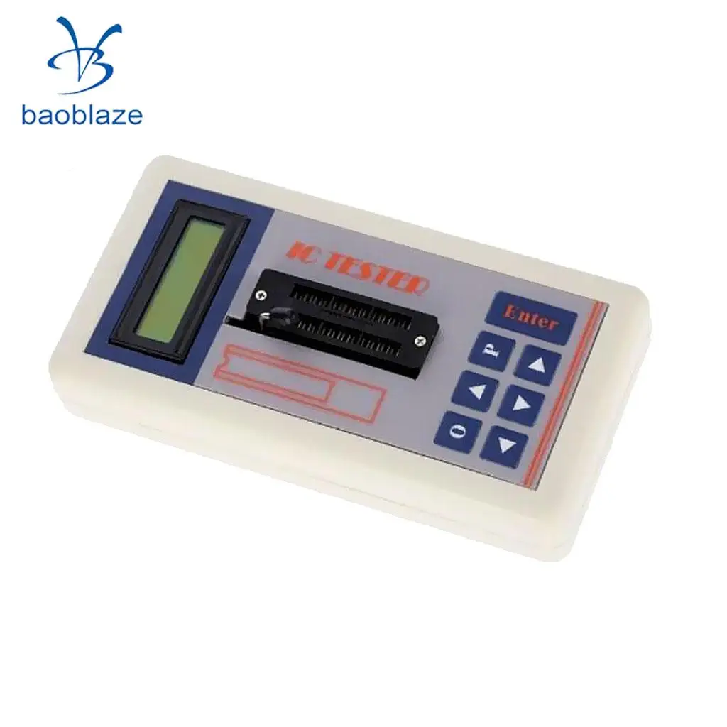 Transistor Tester Detect IC Tester Meter Maintenance Tester MOS PNP NPN