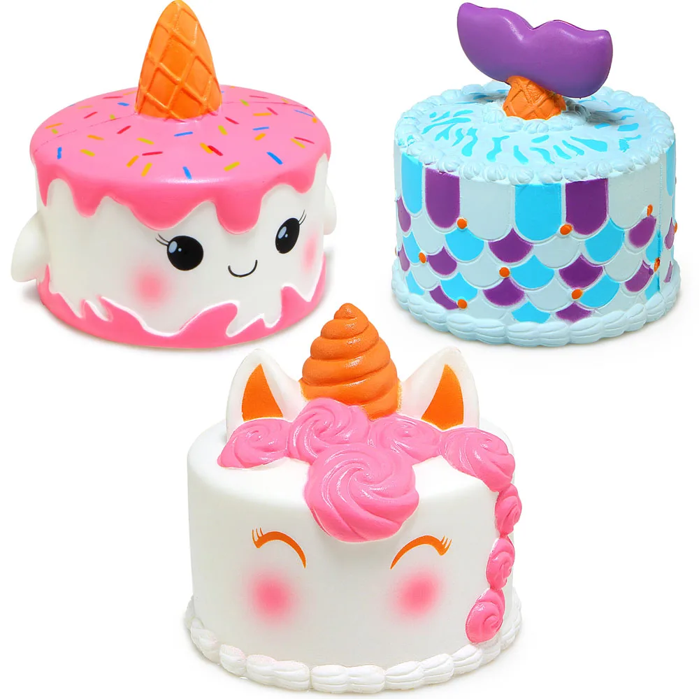 Squishy Jumbo - Jumbo Squishy Unicorn Mermaid Whale Cake Squishies Rising Scented Squeeze squishy jumbo jumbo squishy unicorn mermaid whale cake squishies rising scented squeeze
