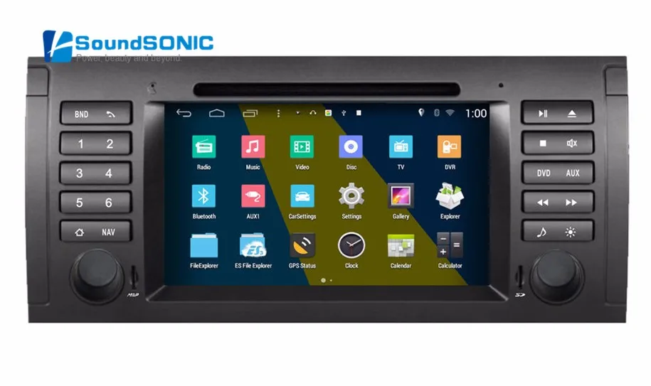Android 4.4.4 Авторадио GPS СБ Navi для BMW E38 E39 E53 M5 Range Rover X5 Авто DVD Bluetooth Географические