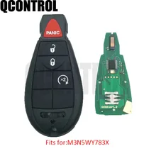 Qcontrol auto remoto chave inteligente para o comandante do carro jeep grand cherokee pn m3n5wy783x/IYZ-C01C 433 mhz