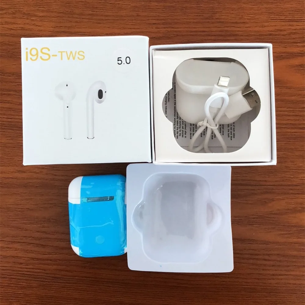 

i9S TWS Bluetooth Earphones With Mic Wireless Bluetooth Headphone Stereo Headsets In-ear Earbuds For Air pods With Charging Box