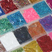 Набор для ногтей с блестками, шестиугольник, ослепительное блестящее напыление, украшение для ногтей, пыль, блеск, украшения для ногтей