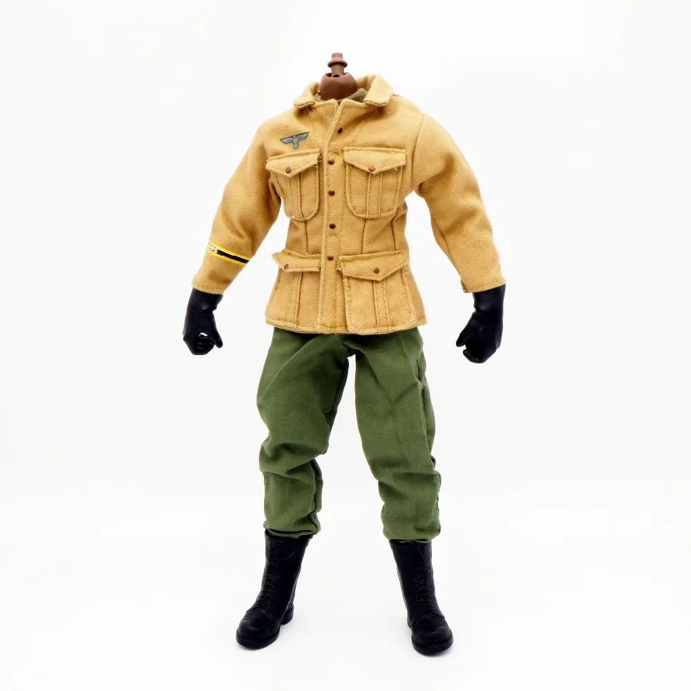 1/6 échelle uniformes accessoires vêtements aéroporté soldat uniformes ensemble pour 12 \