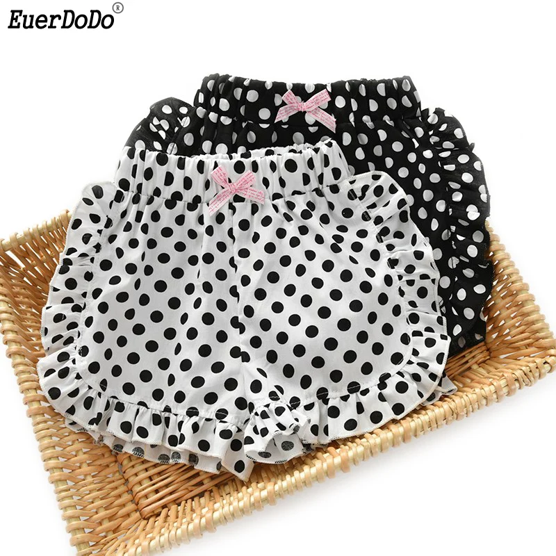 

Kids Shorts For Girls 1 2 3 4 6 8 Years Old Polka Dot Ruffled Shorts Girls Bottoms Summer Clothes Children Girl Short Pants