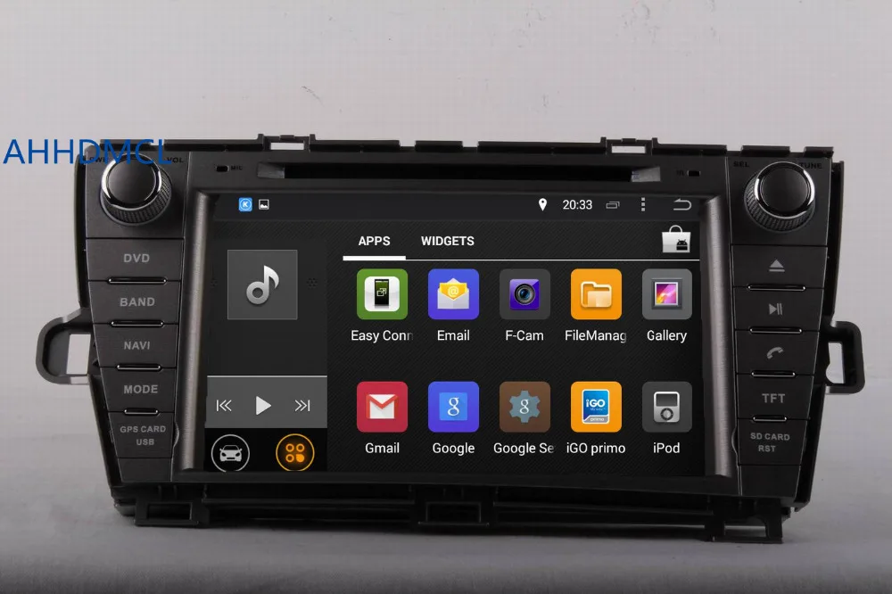 Clearance Car Multimedia Player Stereo Radio DVD Android 9.0 OS Navigation For Toyota Prius Left Hand Drive 2009 2010 2011 2012 2013 ~Up 2