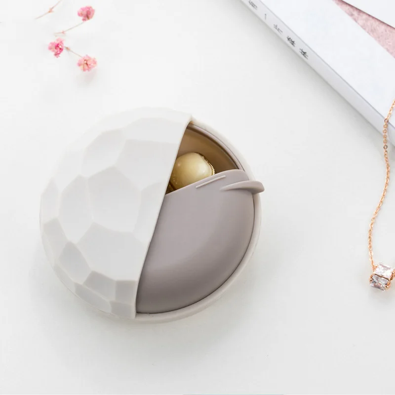 

Storage Box Case Rotatable Multifunction Portable For Headphone Cable Card Ring For Drop Ship