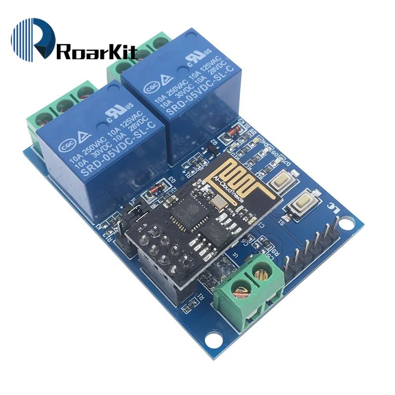 Реле канала Wi Fi 5 в ESP8266 модуль реле 2 релейный для умного дома IOT + ESP8266|relay module|relay