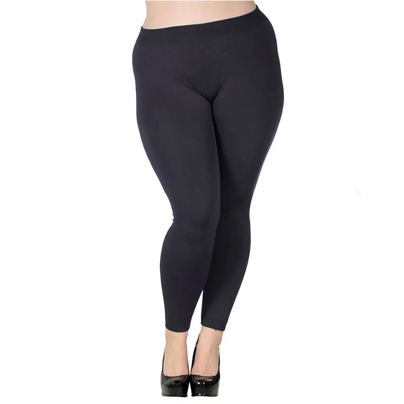 Women's Plus Size Modal Seamless High Waist Leggings Full Length Stretchy Basic Ankle Leggings Solid Color Long Legging Pants amazon leggings Leggings