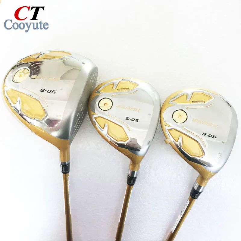 Cooyute New mens Golf clubs HONMA S-05 4 star Golf wood Complete set Golf driver with Fairway Woods Graphite shaft Free shipping
Cooyute New mens Golf clubs HONMA S-05 4 star Golf wood Complete set Golf driver with Fairway Woods Graphite shaft Free shipping