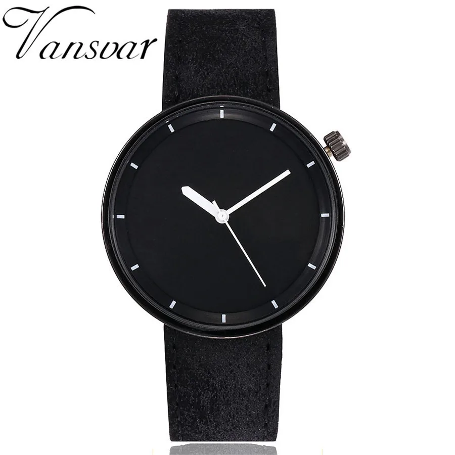 

Vansvar Brand New Fashion Women Wristwatches Simple Style Ladies Leather Quartz Watch Female Clock Relogio Feminino Montre Femme