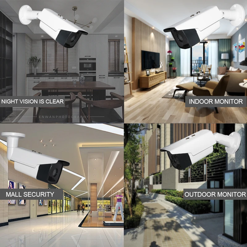 GRANEYWELL камера наблюдения 36 ИК светодиодов ночного видения AHD CCTV 1080p наружная