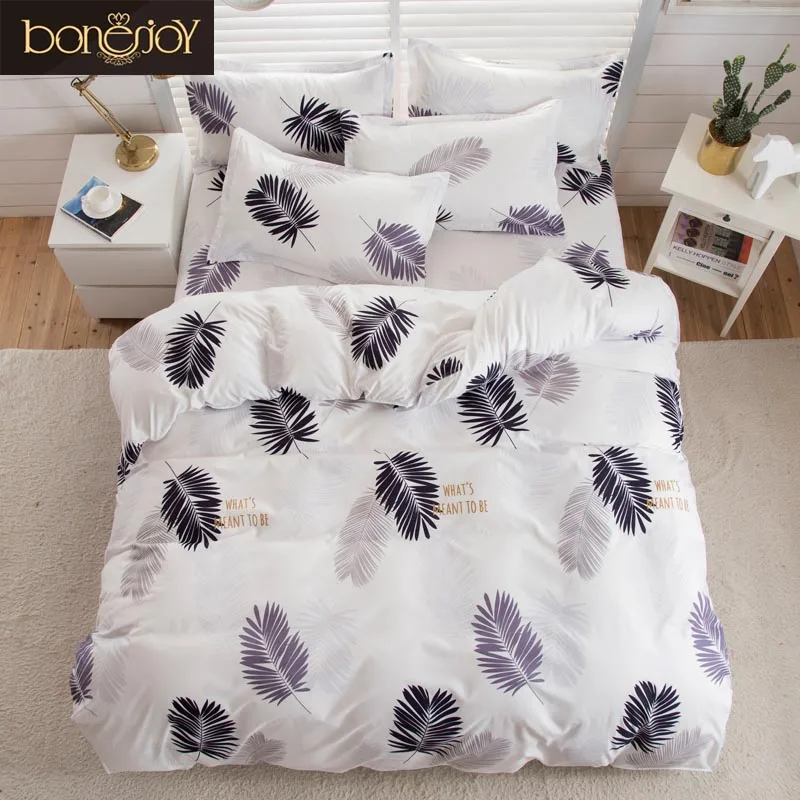

Bonenjoy Home Textile White Color Bedding Sheet Set Double Size Bed Linen Quilt Cover Sheets Queen King Beddings and Bed Sets