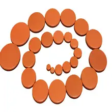 10 пакетов тенор саксофон для Deluxe 250 колодки без резонаторов Тан кожа тенор колодки для саксофона