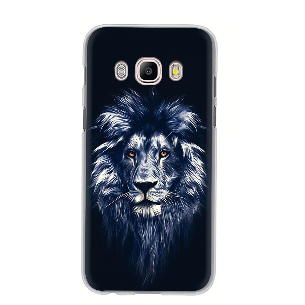 Животные Лев жесткий чехол для телефона с рисунком в виде крышка чехол для samsung Galaxy A3 5 A6 7 8 9 A10 30 40 50 70 - Цвет: B5