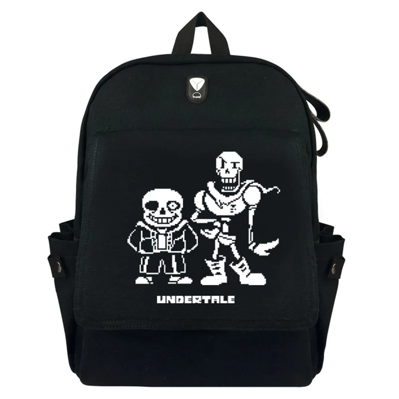 Men Women Canvas Backpack Undertale Sans Haversacks Casual Travel Bag Shoulders Bags Rucksack Bookbag School | Багаж и сумки