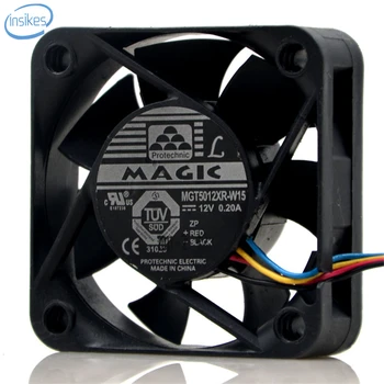 

MGT5012XR-W15 PWM Cooling Fan DC 12V 0.2A 5015 5CM 50*50*15mm 4 Wires
