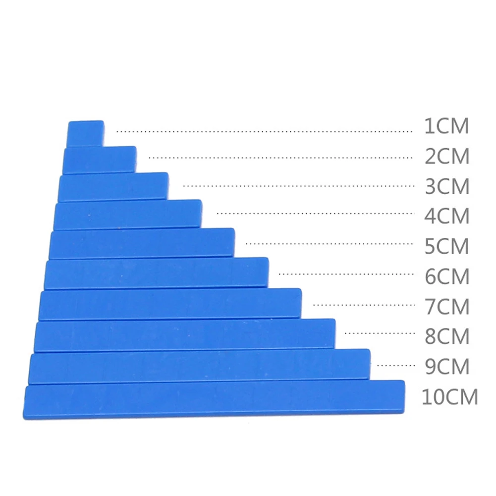 Детские деревянные игрушки, пластиковые линейки для арифметики, Монтессори, подсчет дошкольников, математика, обучающая игрушка для детей