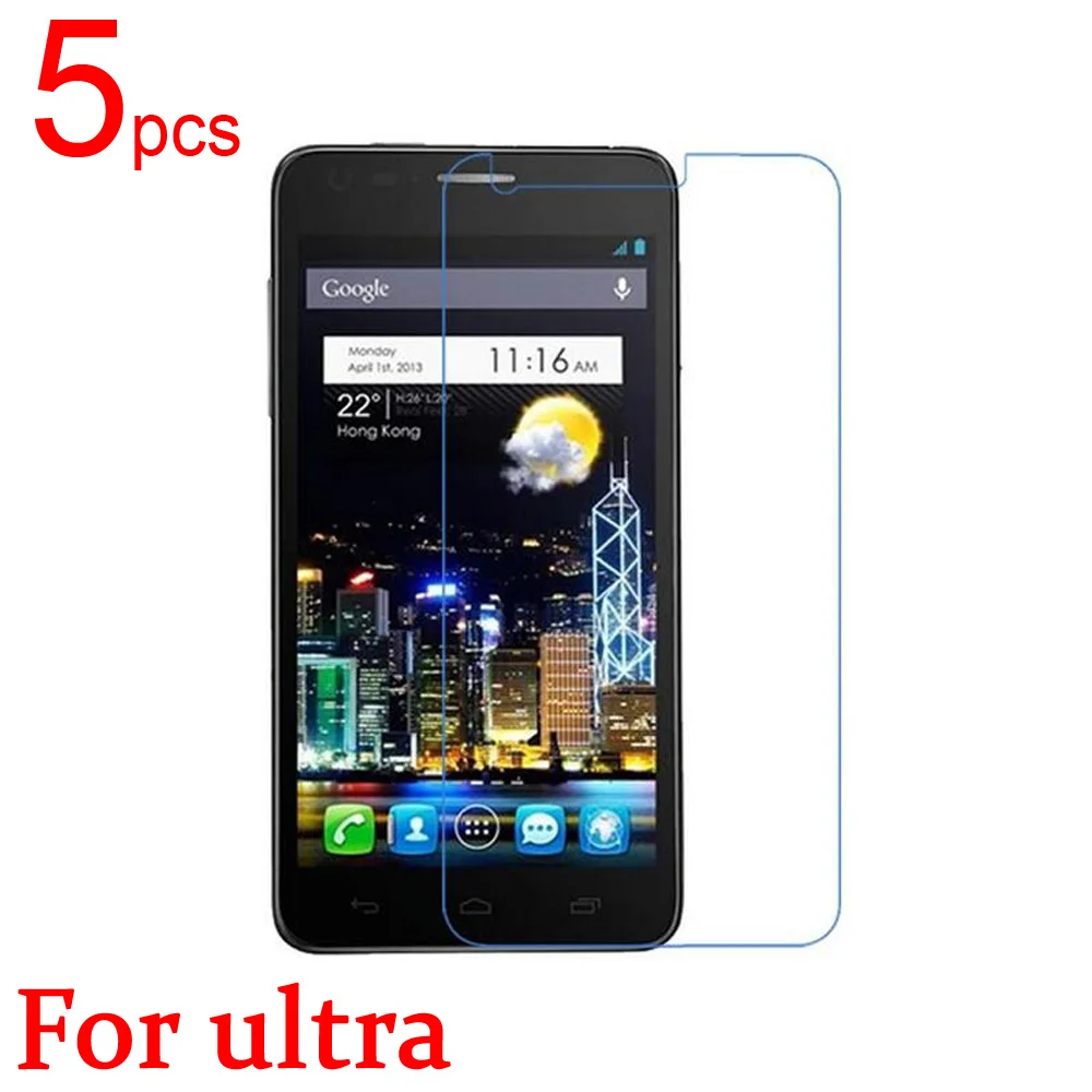 

5pcs/Lot glossy/Matte/Nano anti-Explosion LCD Screen Protector Film For Alcatel One Touch idol ultra OT 6033 Film+cloth