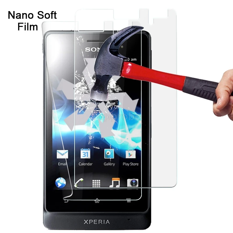 Новая Взрывозащищенная нано мягкая пленка для Sony Xperia GO ST27i Водонепроницаемая