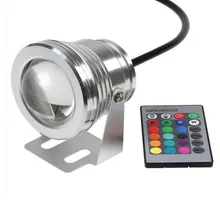 Дистанционный DC 12 V 10 W RGB Светодиодный прожектор/знак света/Пейзаж/Реклама Светодиодный свет сада x 10