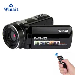 Winait 24mp ИК красный Ночное видение цифрового видео Камера 1920x1080 P Full HD 3 "Экран Li-Батарея дистанционное управление Широкий формат дополнительно