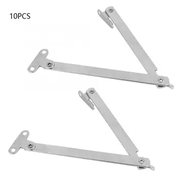 

Cabinet Hinge 10pcs Cabinet Cupboard Door Lift Up Strut Lid Flap Stay Support Hinge Hold Support Hinge Mechanism