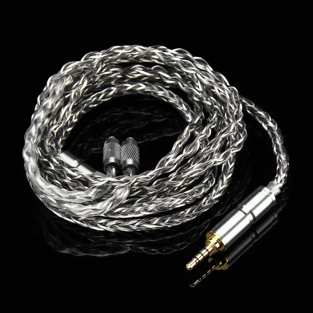 BGVP 400 провод OCC HiFi кабель для DM6 DMG DMS монитор наушники MMCX 0,78 мм наушники для меломанов кабель для наушников DIY