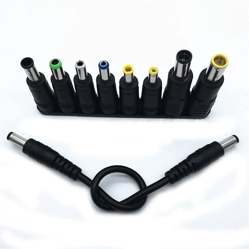 

42 pcs/set New Universal AC DC Jack Charger Connector Plug for Laptop /Notebook AC DC Power Adapter with Cable Free Shipping