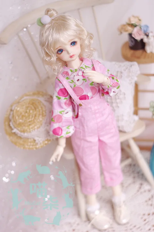 BJD куклы костюм 1 компл. рубашка + брюки BJD аксессуары 1/4 BJD куклы