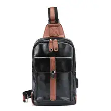 Newhotstacy сумка 10302217 Новая мужская pu Кожа Горячая Мода одно плечо крест тело грудь Сумка