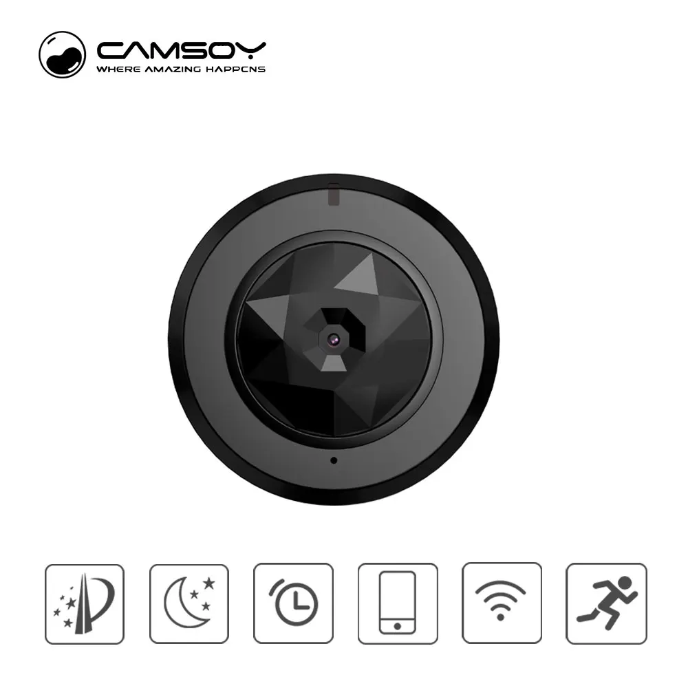 

C6 Camsoy iCookycam Mini WIFI Micro Camera HD 720P With Smartphone App Night Vision IP AP Home Security Video Cam Camcorder